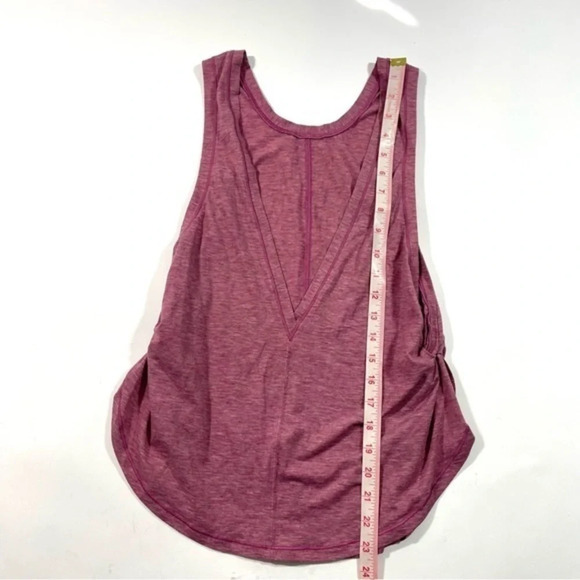 Lululemon Victory Lap Tank Top Heathered Moss Rose - Picture 5 of 5